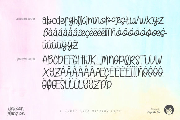 AL Unicorn Mansion Font - Preview 4