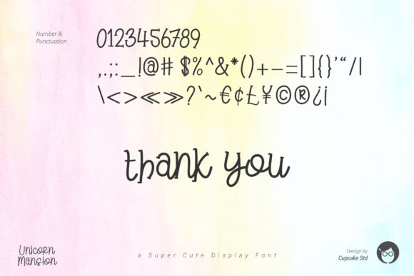 AL Unicorn Mansion Font - Preview 5
