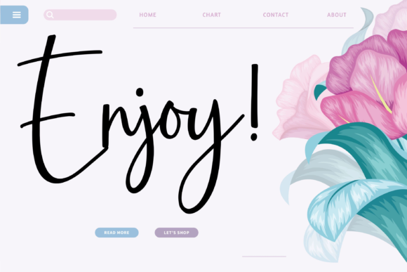 Amarylli Blossom Font - Preview 1