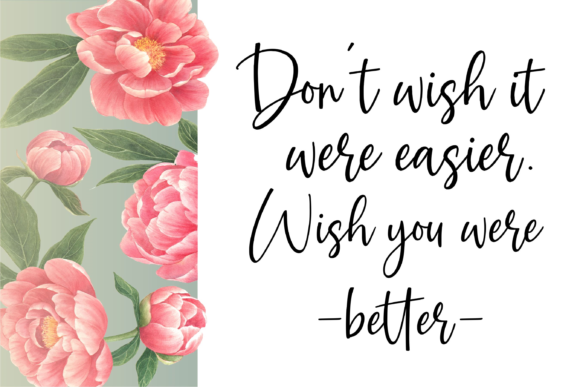 Amarylli Blossom Font - Preview 2