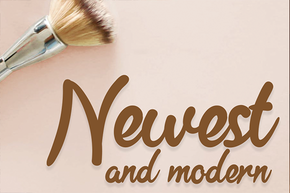 Brush Creeping Font PNG with transparent background - Preview 1