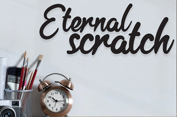 Brush Creeping Font PNG with transparent background - Preview 2
