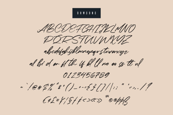 Dawsons Font - Preview 6