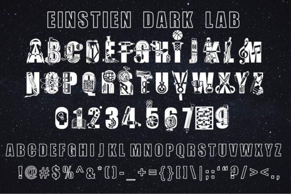 Einstein Lab Font - Preview 1