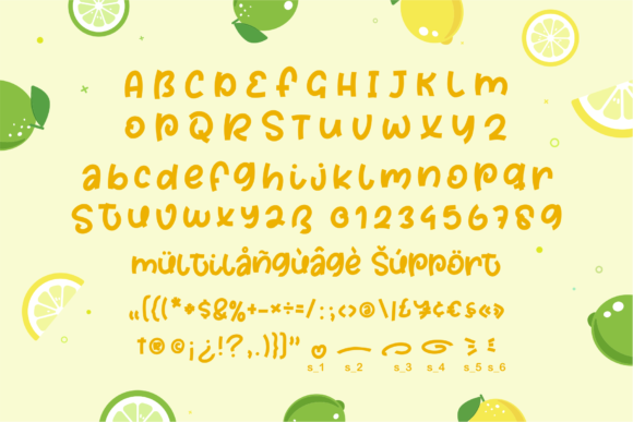 Fresh Lemon Font - Preview 5