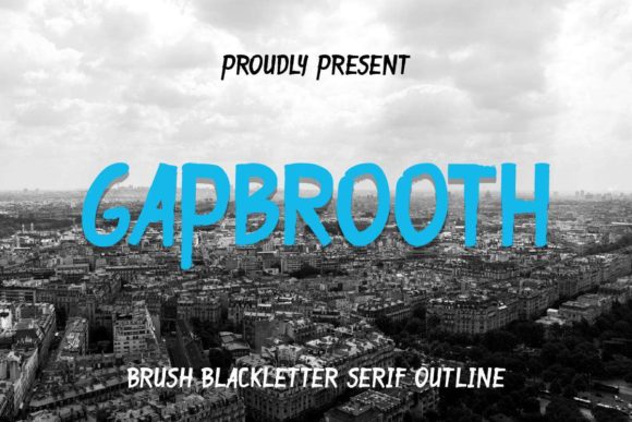 Gapbrooth Font - Preview 1