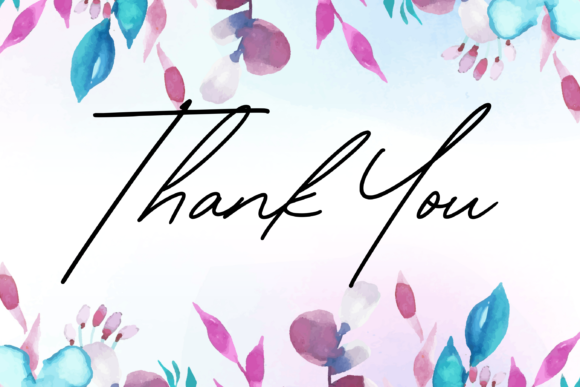 Gardenia Summer Font PNG with transparent background - Preview 6