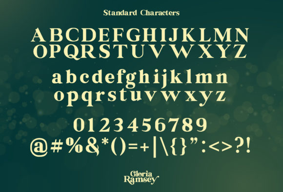 Gloria Ramsey Font - Preview 6