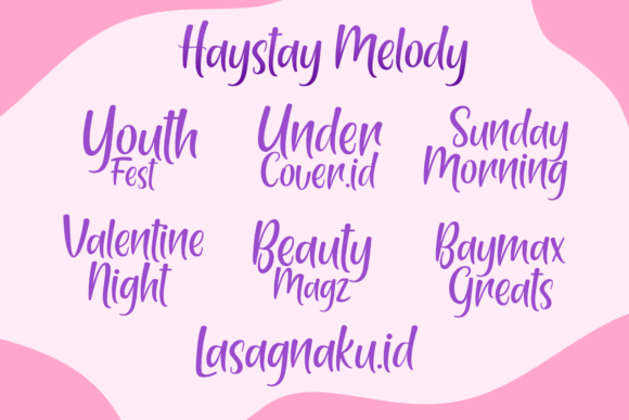 Haystay Melody Font - Preview 5