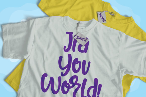 Heal the World Font PNG with transparent background - Preview 5