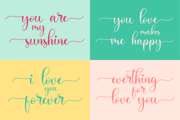 Holiday Font - Preview 3