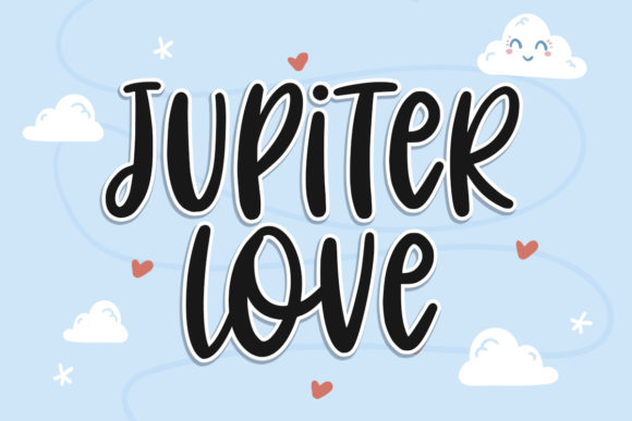 Jupiter Love Script & Handwritten Font By Typefar