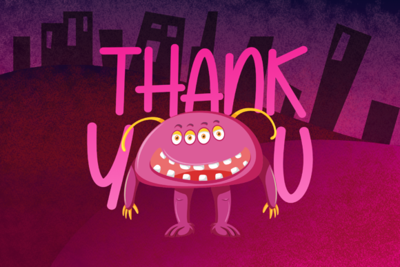King of Monster Font PNG with transparent background - Preview 2