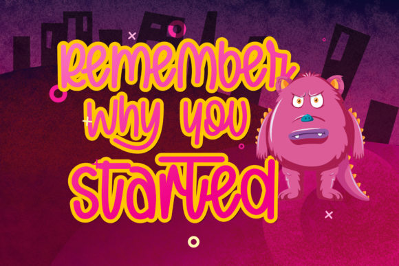 King of Monster Font PNG with transparent background - Preview 3