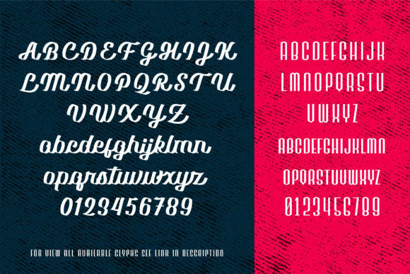 Klyson Font PNG with transparent background - Preview 2