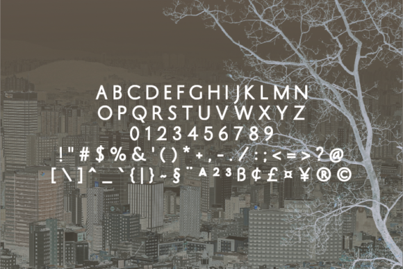 Landma Font PNG with transparent background - Preview 1