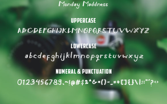 Monday Maddness Font PNG with transparent background - Preview 2