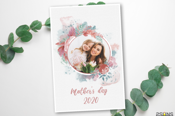 Mother's Day Digital Photoshop Template