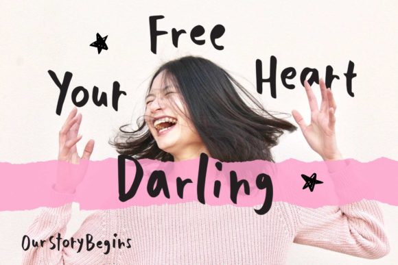 Our Story Begins Font PNG with transparent background - Preview 1