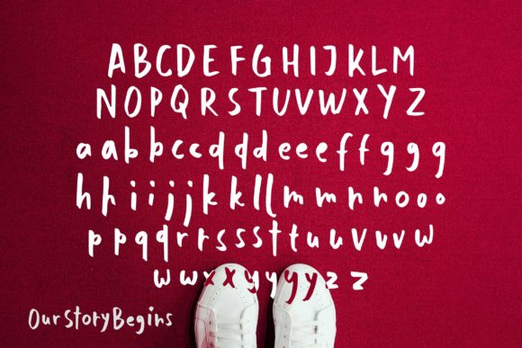Our Story Begins Font PNG with transparent background - Preview 4
