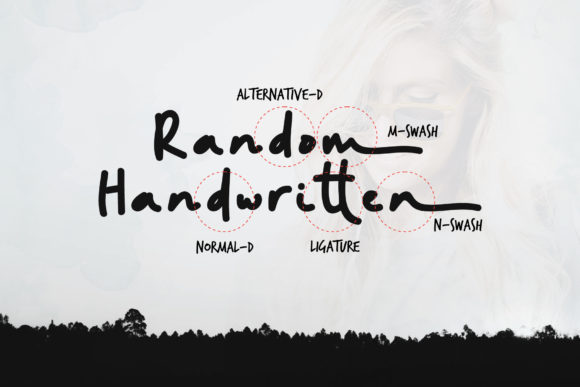 Random Handwritten Font font preview - 2