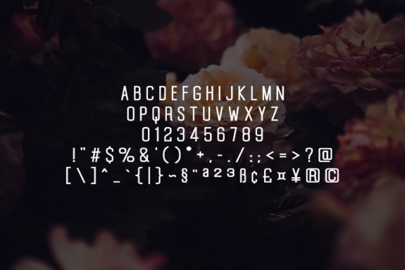 Ratesna Font PNG with transparent background - Preview 1
