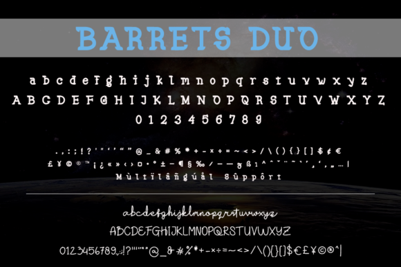 Slab Barrets Font PNG with transparent background - Preview 6