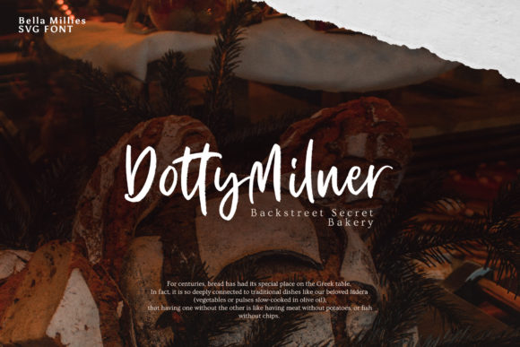 Bella Millies Font PNG with transparent background - Preview 2