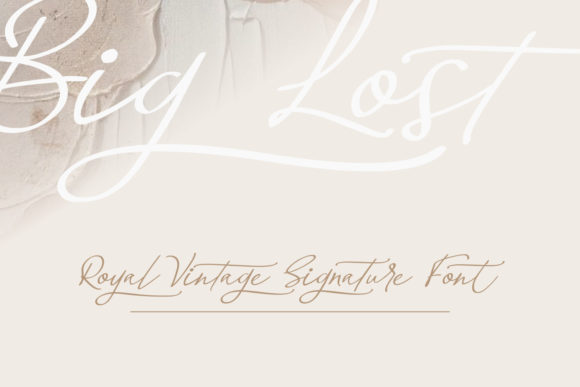 Big Lost Font - Preview 3