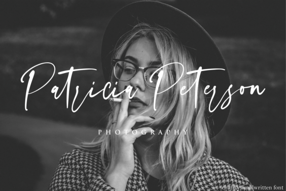 Thick handwritten font for vinyl cutting crafts