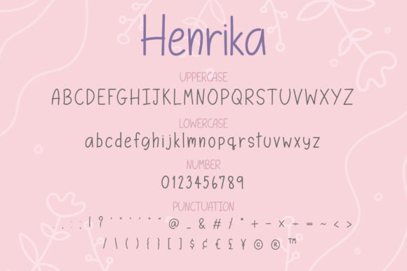 Henrika Font - Preview 2