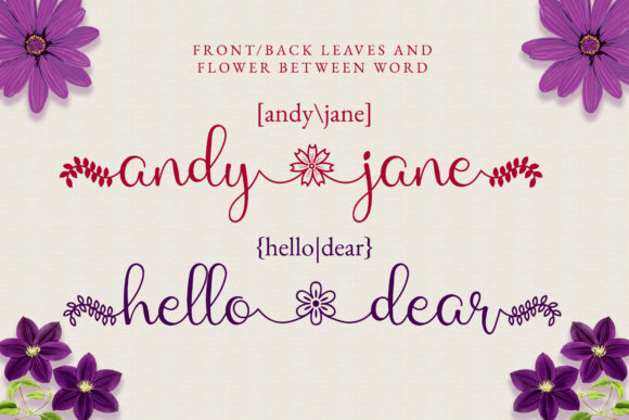 Miss Githa Font PNG with transparent background - Preview 1
