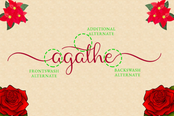 Miss Githa Font PNG with transparent background - Preview 2