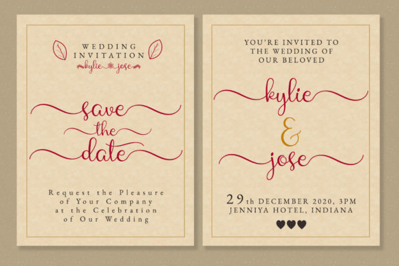 Miss Githa Font PNG with transparent background - Preview 4