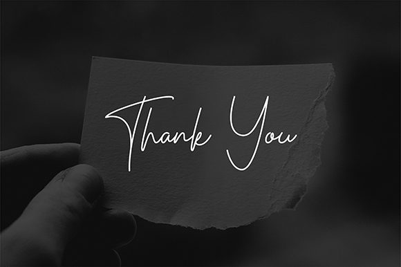 Parachute Signature Font PNG with transparent background - Preview 5