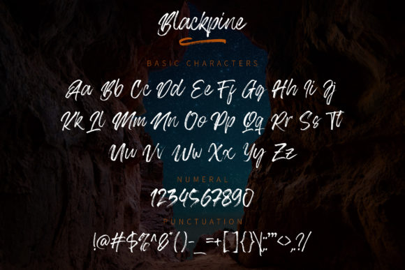 Blackpine Font - Preview 6
