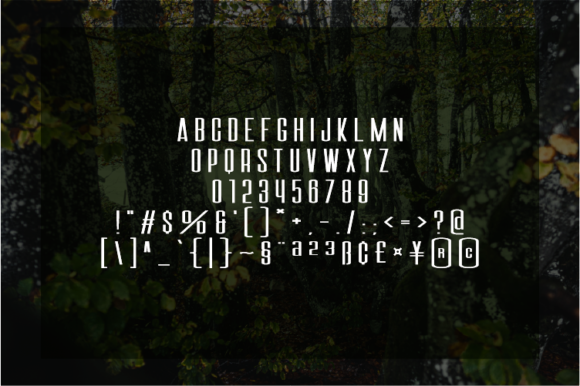 Blockthin Font - Preview 1
