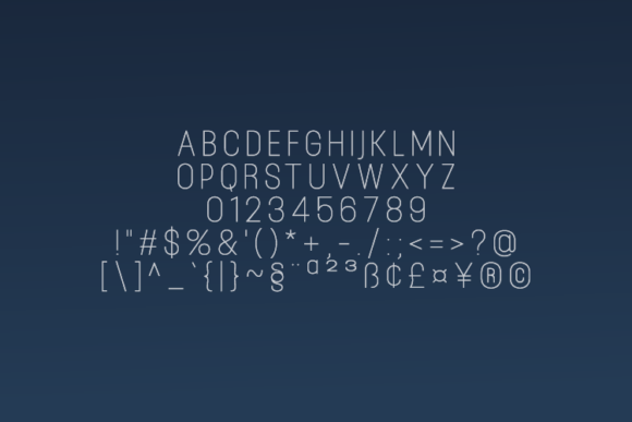 Blowthine Font - Preview 1