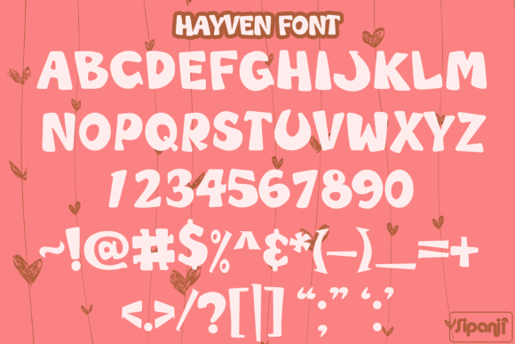 Hayven Font - Preview 6