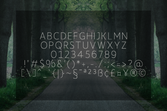 Juanview Font PNG with transparent background - Preview 1
