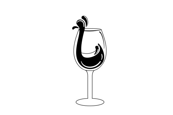 Wine Glass SVG Cut file by Creative Fabrica Crafts  Creative Fabrica