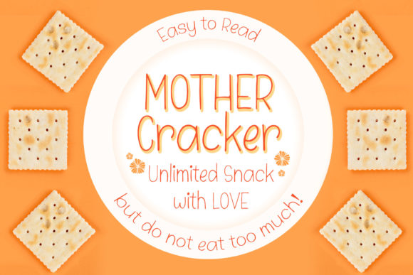 Mother Cracker Font PNG with transparent background - Preview 1