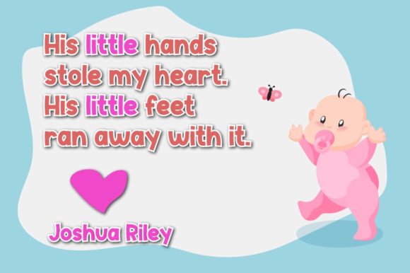 Baby's Dream Font PNG with transparent background - Preview 3