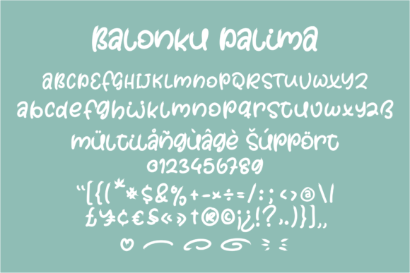 Balonku Dalima Font - Preview 5