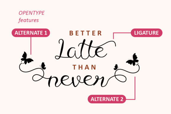 Butterfly Font - Preview 2