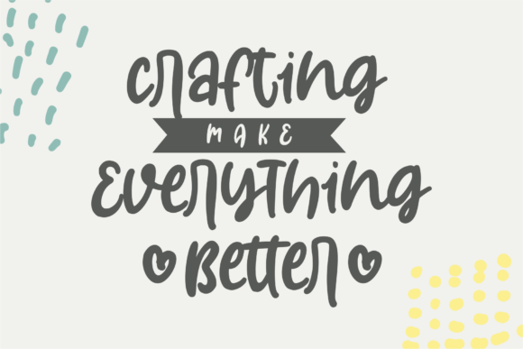 Craftypreneur Font - Preview 1