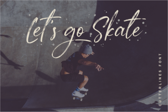 Cutterlines Font - Preview 4