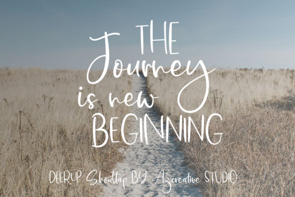 DeerUp Shouttap Duo Font - Preview 4