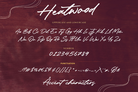 Heatwood Font - Preview 5
