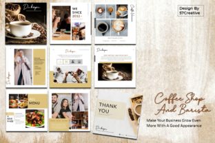 Preview of Instagram Feed - Coffee Shop and Barista coffee shop social media template